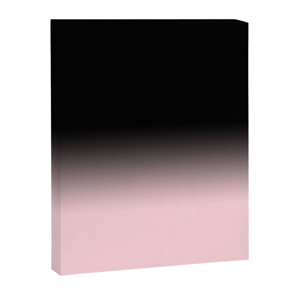 Modern abstract elegant black blush pink gradient pattern Canvas Print Gallery Image 8