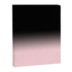 Modern abstract elegant black blush pink gradient pattern Canvas Print Gallery Image 8