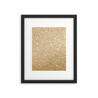 Modern abstract elegant chic gold glitter Framed Art Print Gallery Image 4