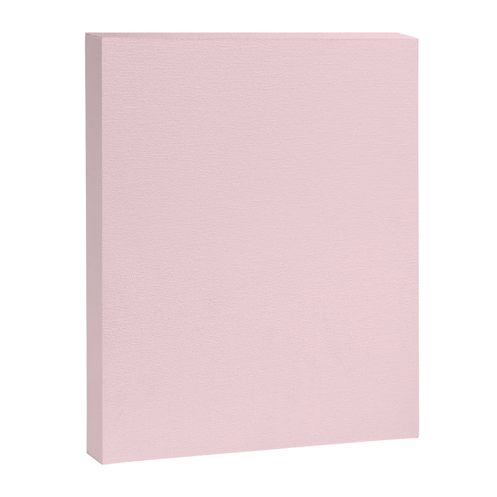 Modern blush pink solid color background design Canvas Print Gallery Image 1