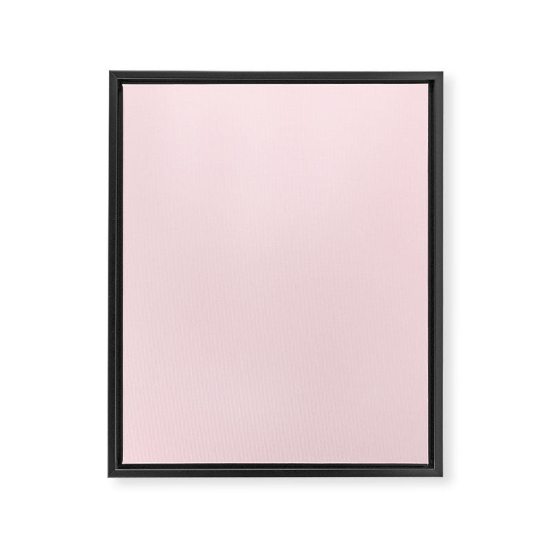 Modern blush pink solid color background design Framed Canvas Print Gallery Image 8