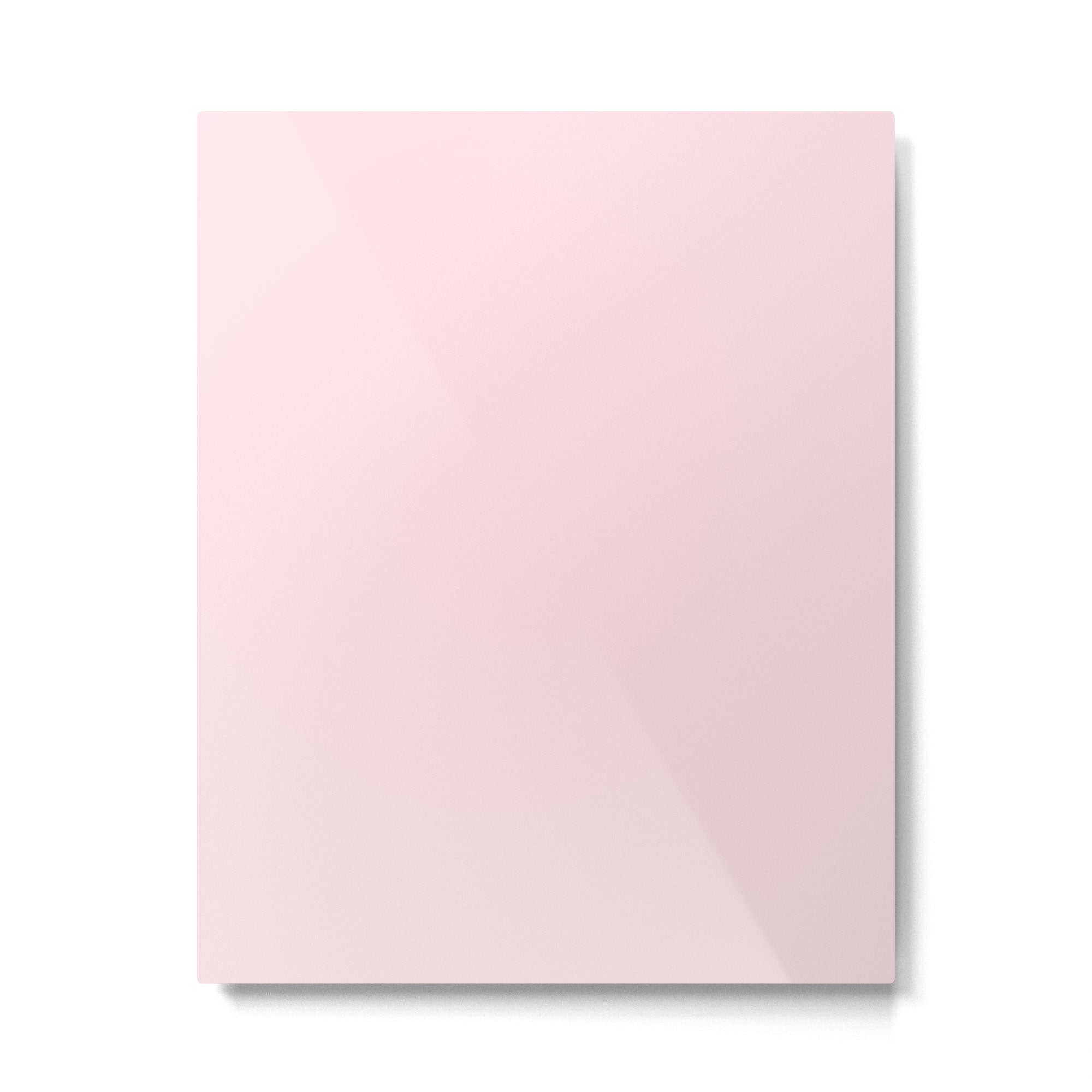 Modern blush pink solid color background design Metal Print Gallery Image 6