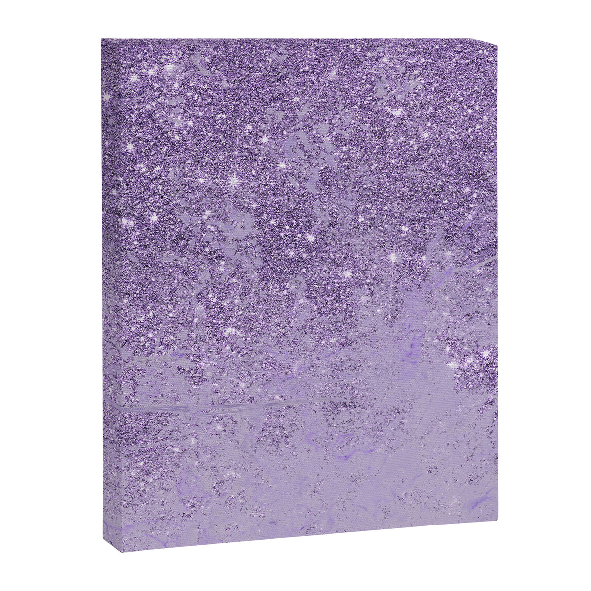 Modern elegant lavender lilac glitter marble Canvas Print Gallery Image 8