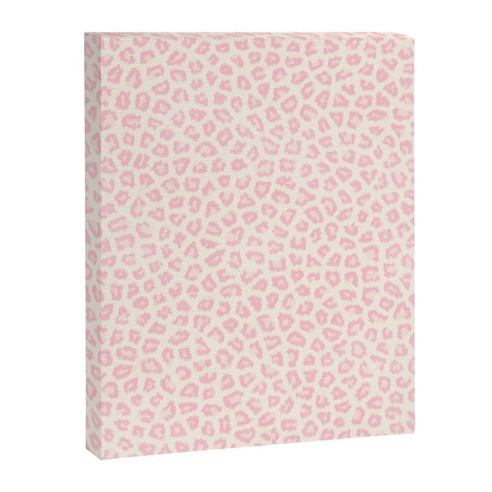 Modern ivory blush pink girly cheetah animal print pattern Canvas Print Gallery Image 1