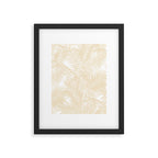 Modern tropical elegant ivory palm tree pattern Framed Art Print Gallery Image 6