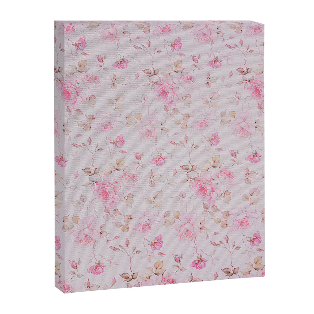 Modern Vintage Blush Pink  Romantic Floral Pattern Canvas Print Gallery Image 8