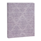 Vintage chic violet lilac floral damask pattern Canvas Print Gallery Image 8