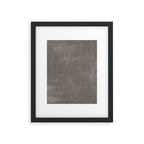 Vintage pastel brown abstract geometrical stripes Framed Art Print Gallery Image 6