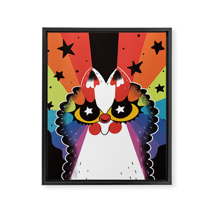 Bright Eyes  Framed Canvas Print Gallery Image 1
