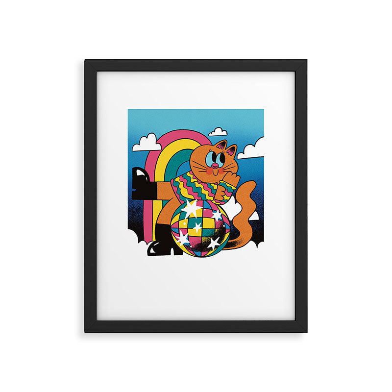 Groovy Girl Framed Art Print Gallery Image 5