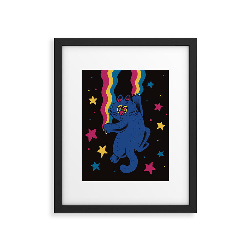 Rainbow Claws Framed Art Print