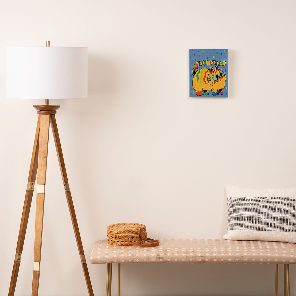 Rainbow Rain Canvas Print Gallery Image 2
