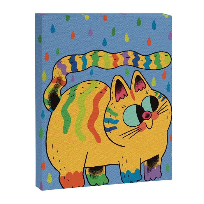 Rainbow Rain Canvas Print Gallery Image 1