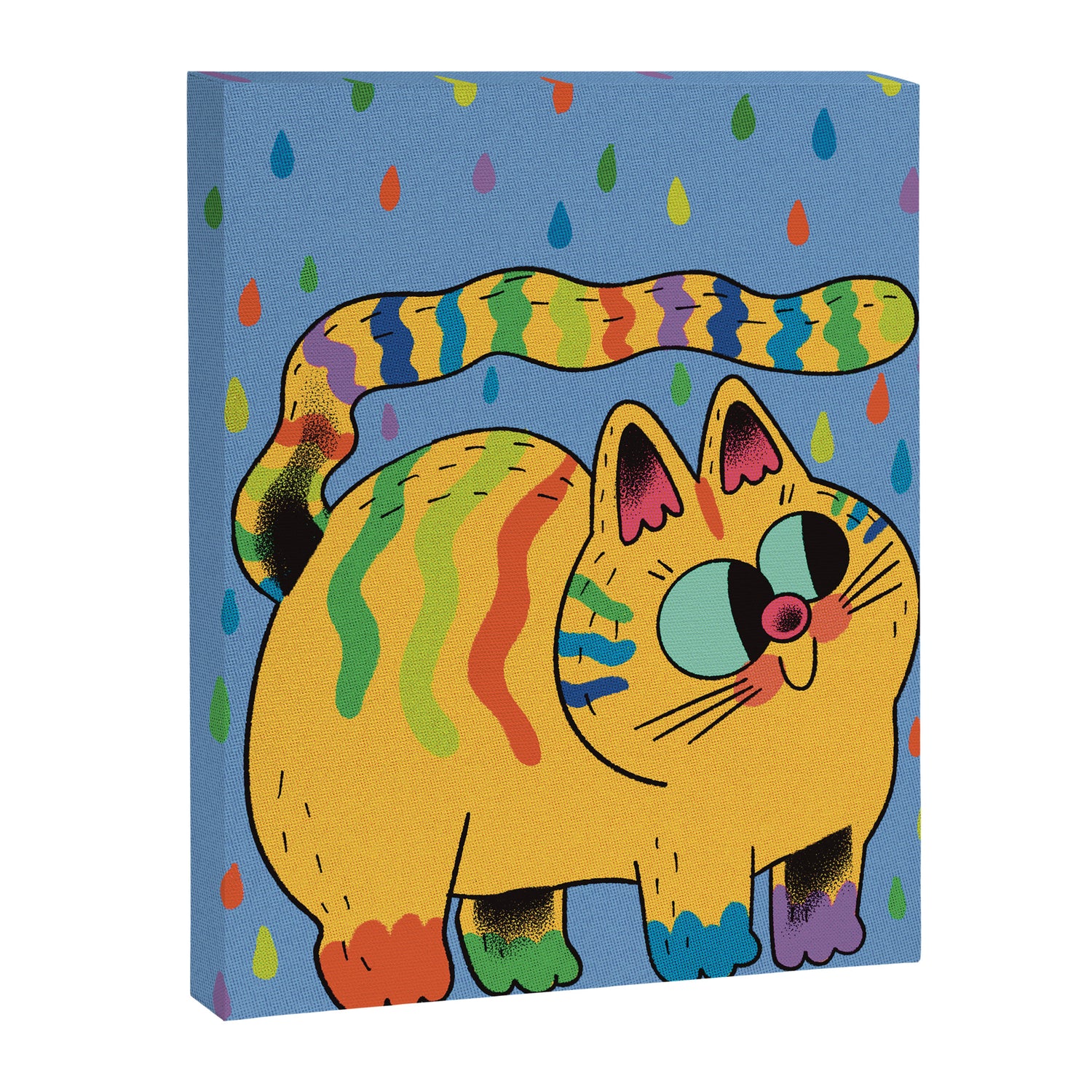 Rainbow Rain Canvas Print Gallery Image 6