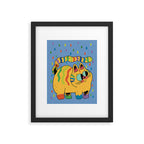 Rainbow Rain Framed Art Print Gallery Image 5