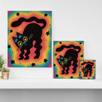 Wiggle Cat Canvas Print Gallery Image 3