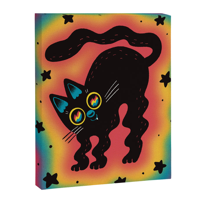 Wiggle Cat Canvas Print Gallery Image 1