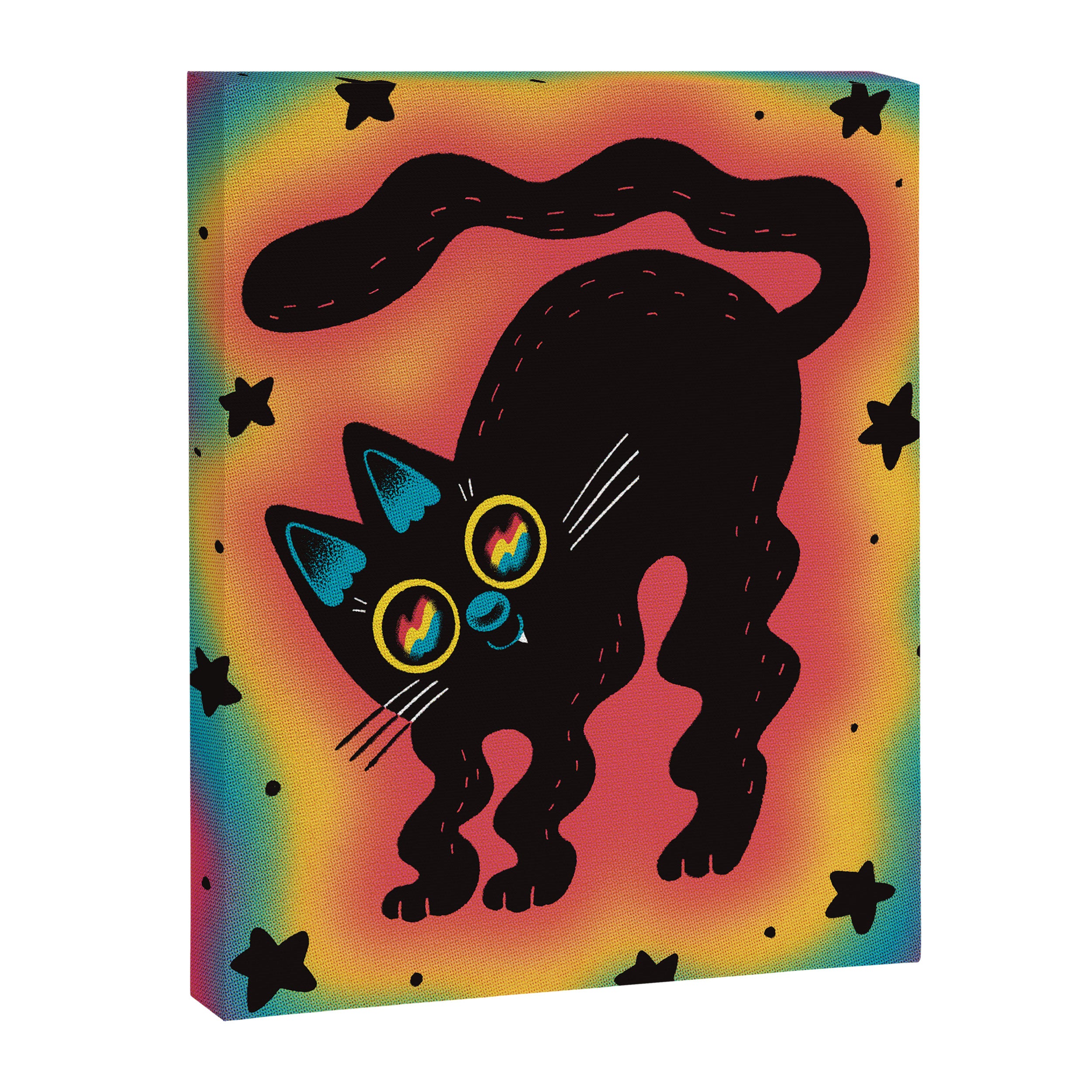 Wiggle Cat Canvas Print Gallery Image 6