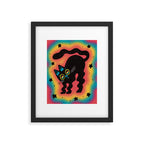 Wiggle Cat Framed Art Print Gallery Image 5