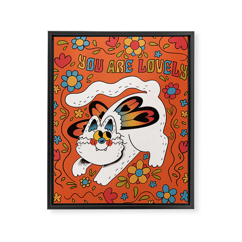 You Are Lovely Framed Canvas Print Gallery Image 6