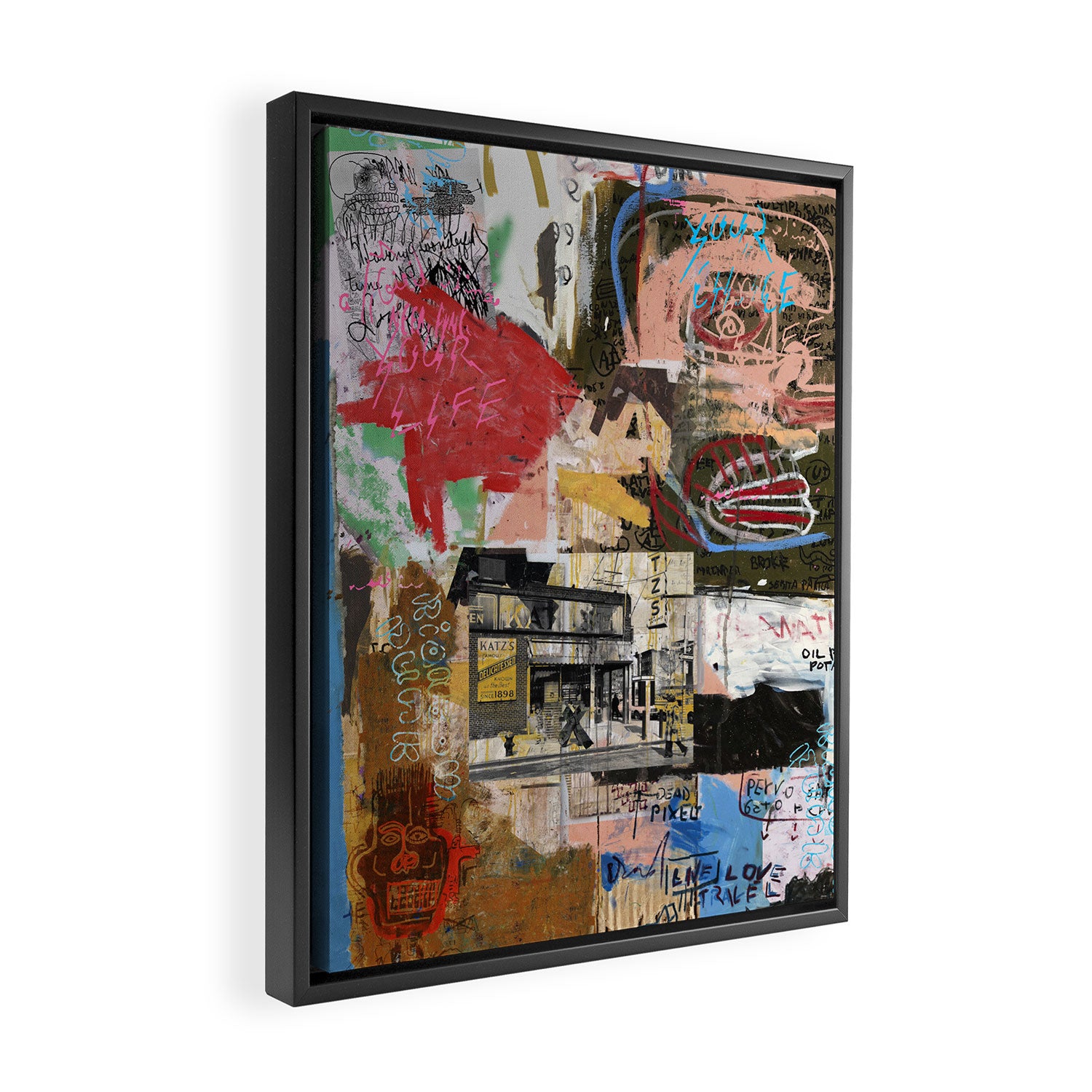 Katz's Framed Canvas Print Gallery Image 2