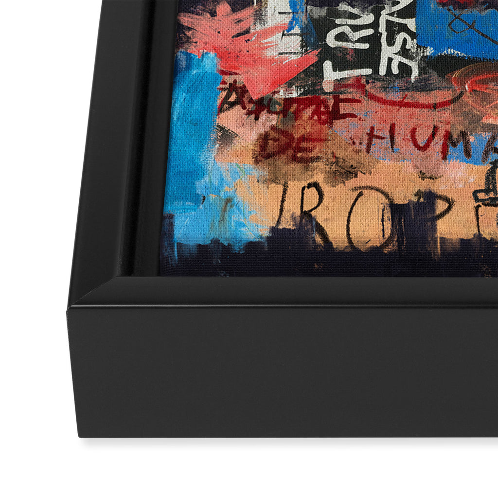 My vision became blurred Framed Canvas Print Gallery Image 3