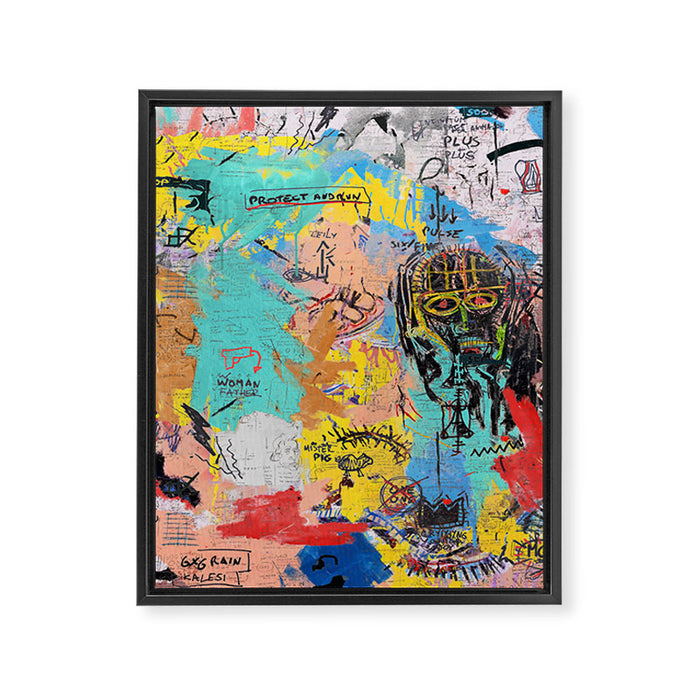 SAMO Framed Canvas Print Gallery Image 1
