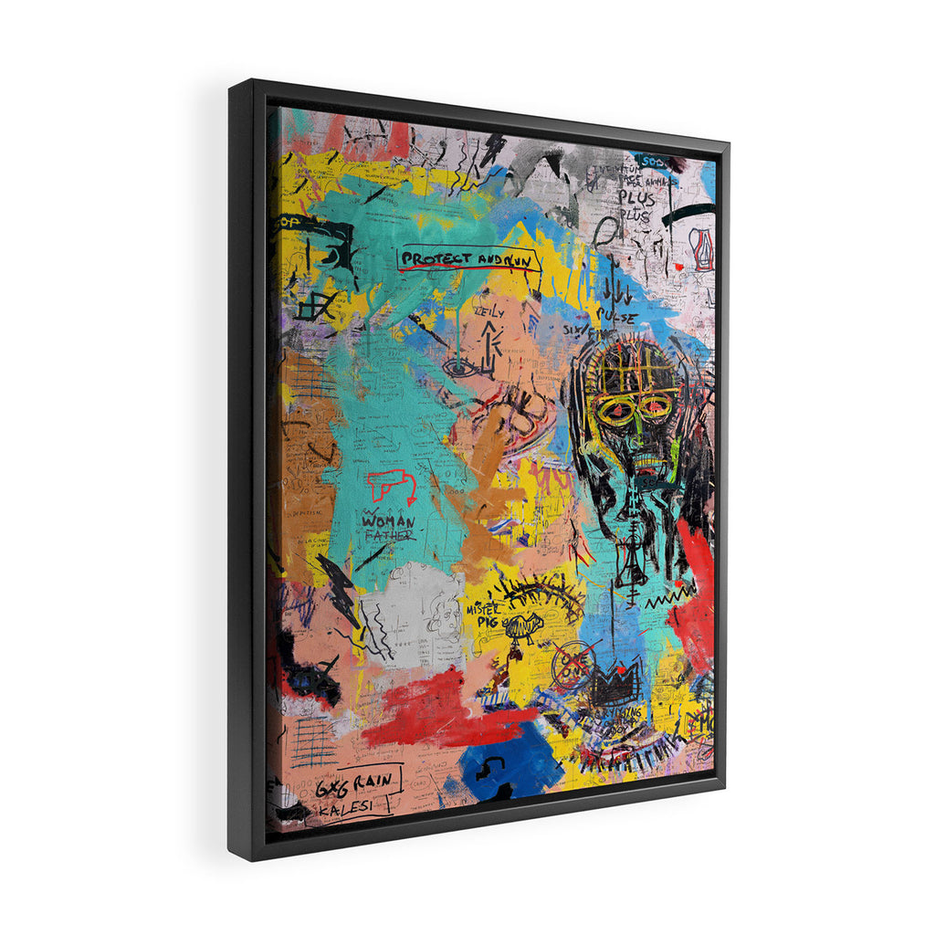 SAMO Framed Canvas Print Gallery Image 2