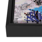 SAMO is Alive Framed Canvas Print Gallery Image 3