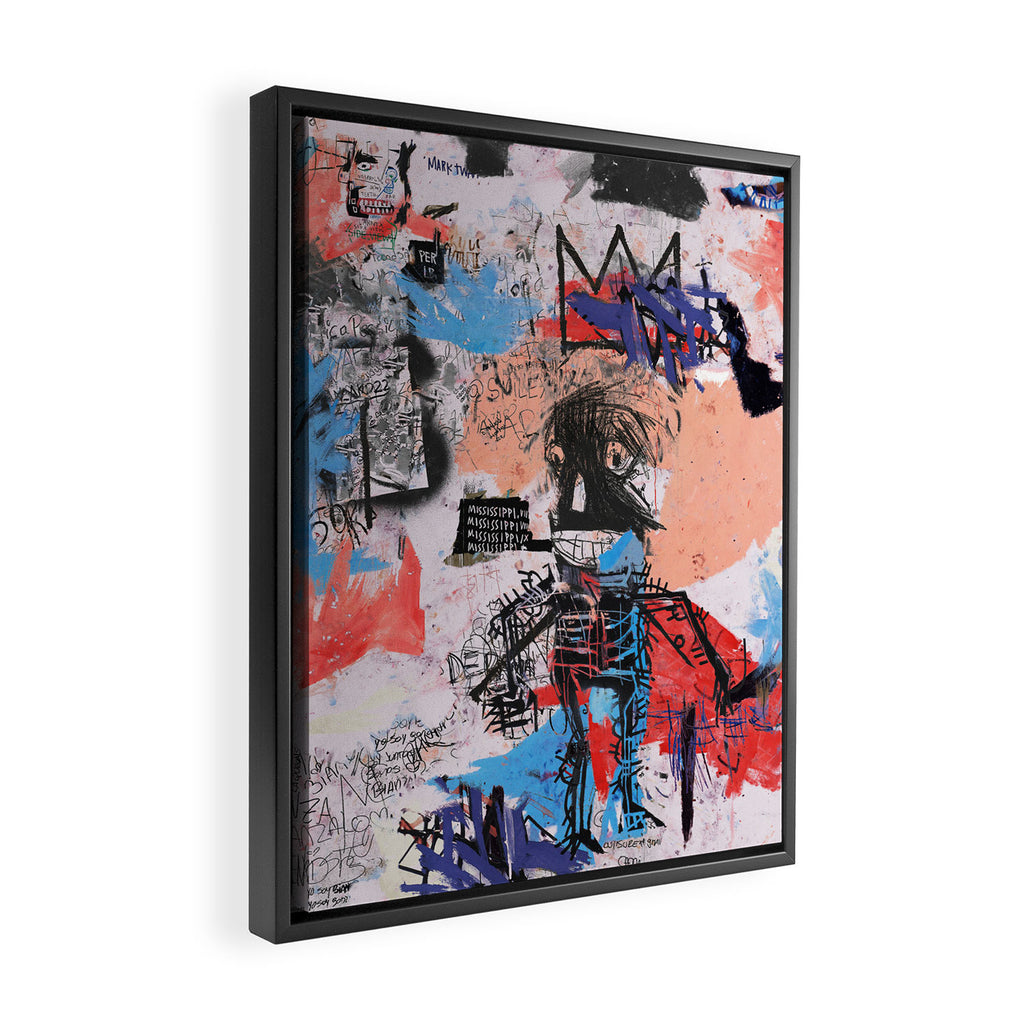 SAMO is Alive Framed Canvas Print Gallery Image 2
