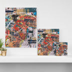 World Mapsqiuat Canvas Print Gallery Image 3