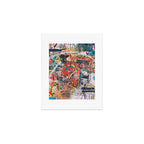 World Mapsqiuat Art Print Gallery Image 1