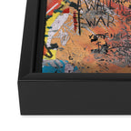 World Mapsqiuat Framed Canvas Print Gallery Image 3