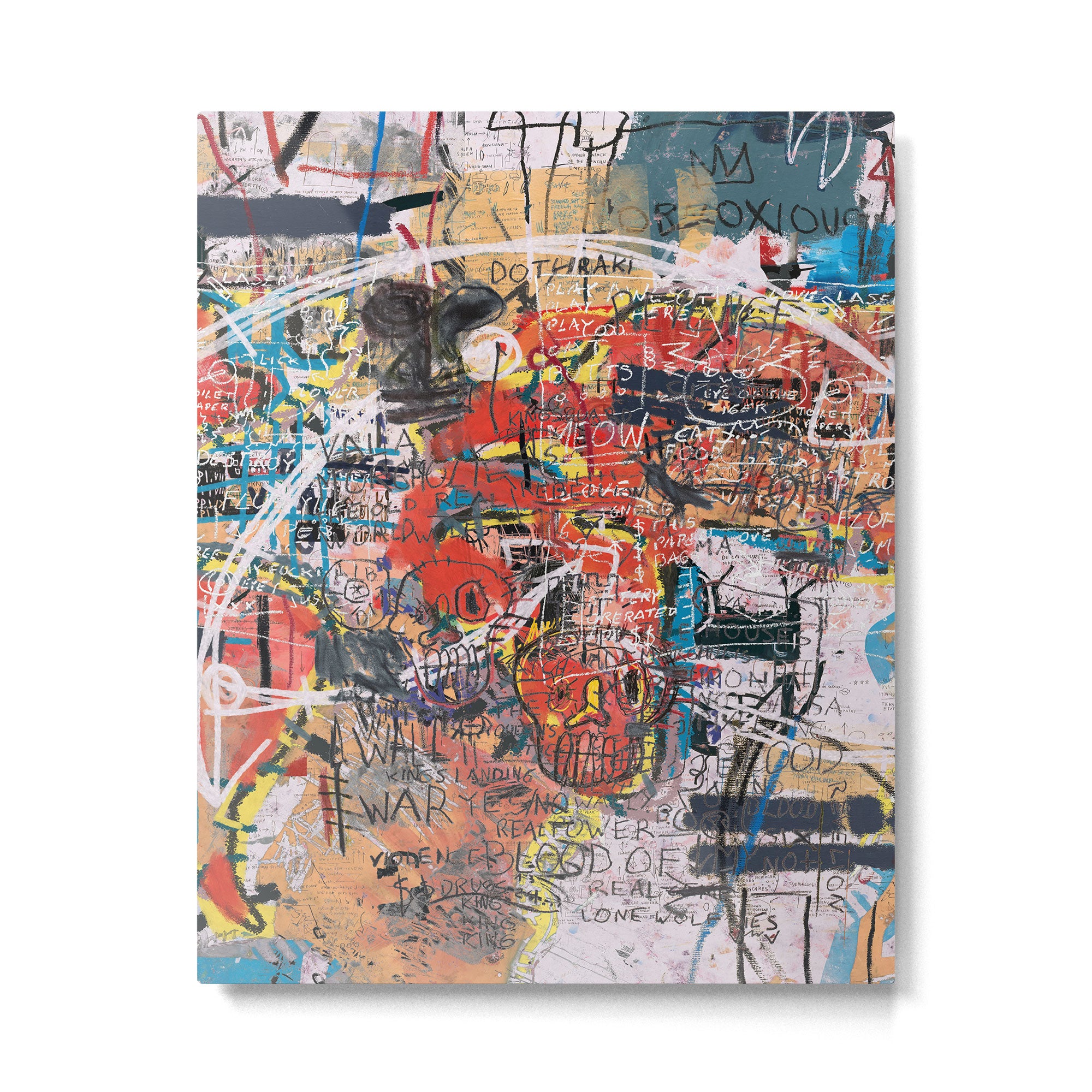 World Mapsqiuat Metal Print Gallery Image 4
