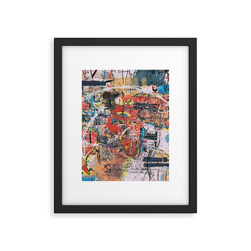 World Mapsqiuat Framed Art Print Gallery Image 5