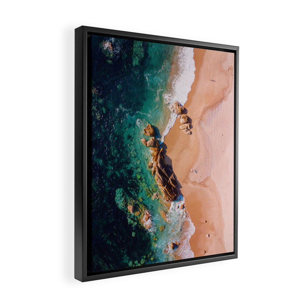 Miramar Beach Framed Canvas Print Gallery Image 2