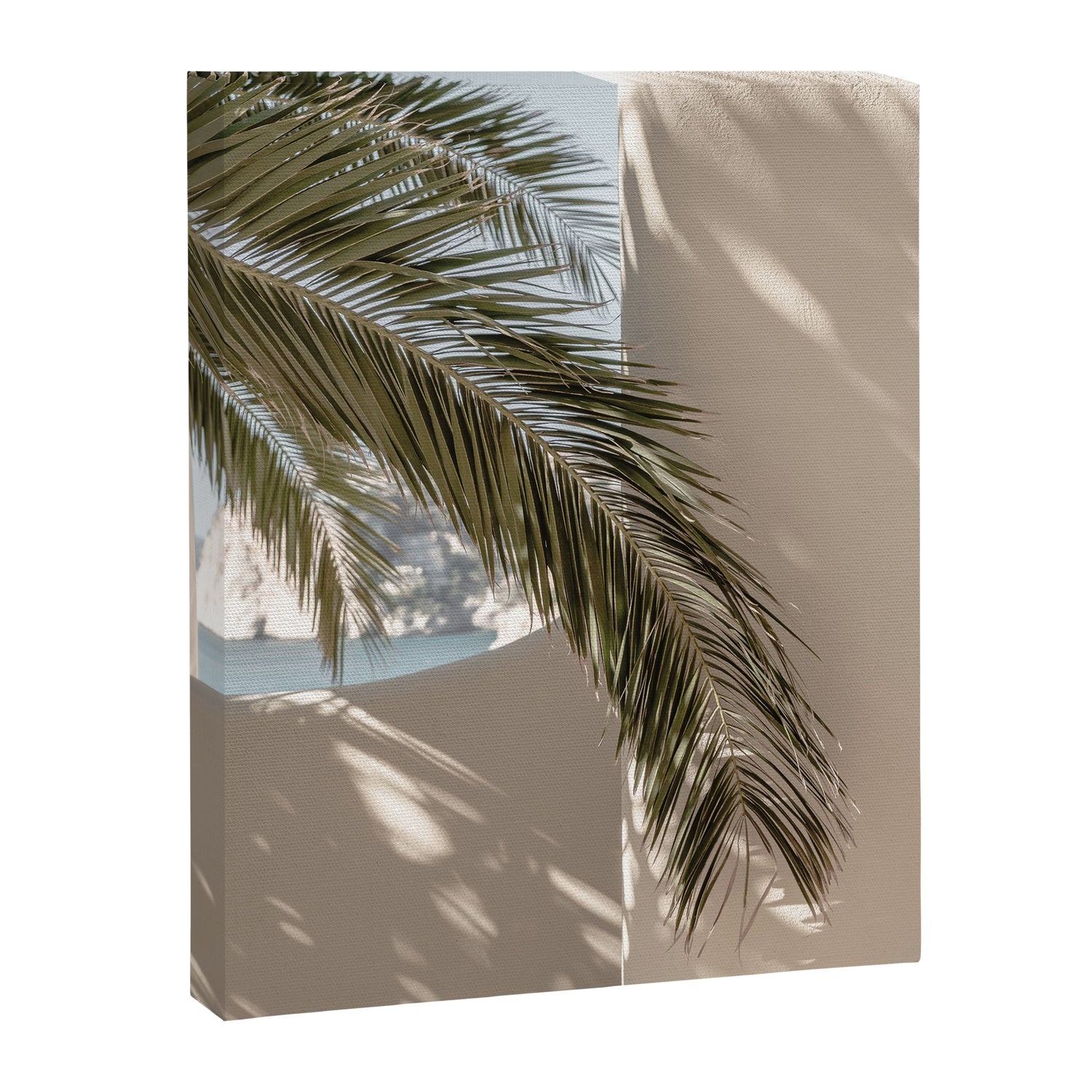Mediterranean Spain Travel Palm Leaf Canvas Print Gallery Image 6