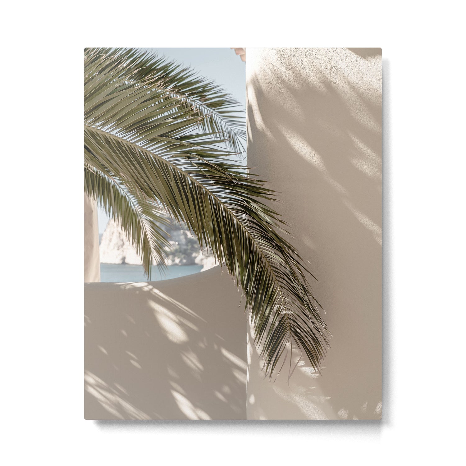 Mediterranean Spain Travel Palm Leaf Metal Print Gallery Image 4