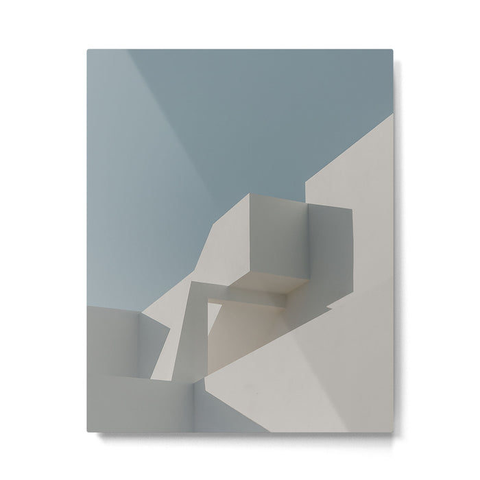 Minimal Architecture Lines And Shadowas Metal Print Gallery Image 1