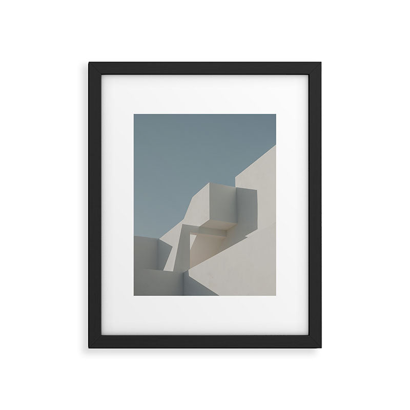 Minimal Architecture Lines And Shadowas Framed Art Print Gallery Image 5
