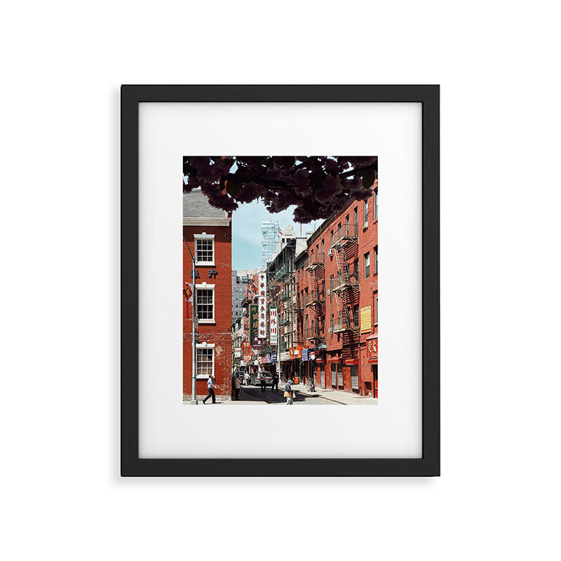 New York China Town Streets Framed Art Print Gallery Image 5