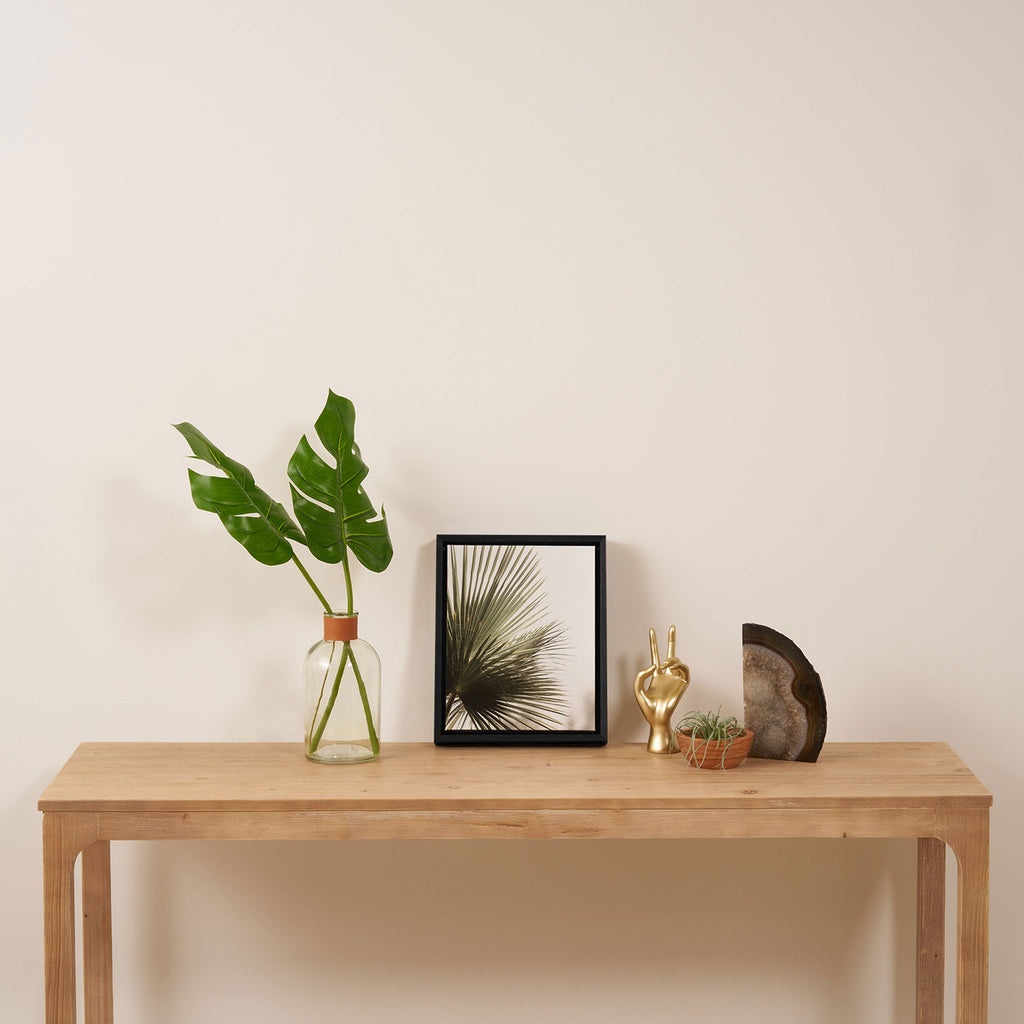 Palm Leaf Tropical Framed Canvas Print Gallery Image 4
