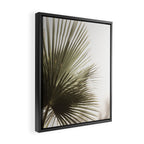 Palm Leaf Tropical Framed Canvas Print Gallery Image 2