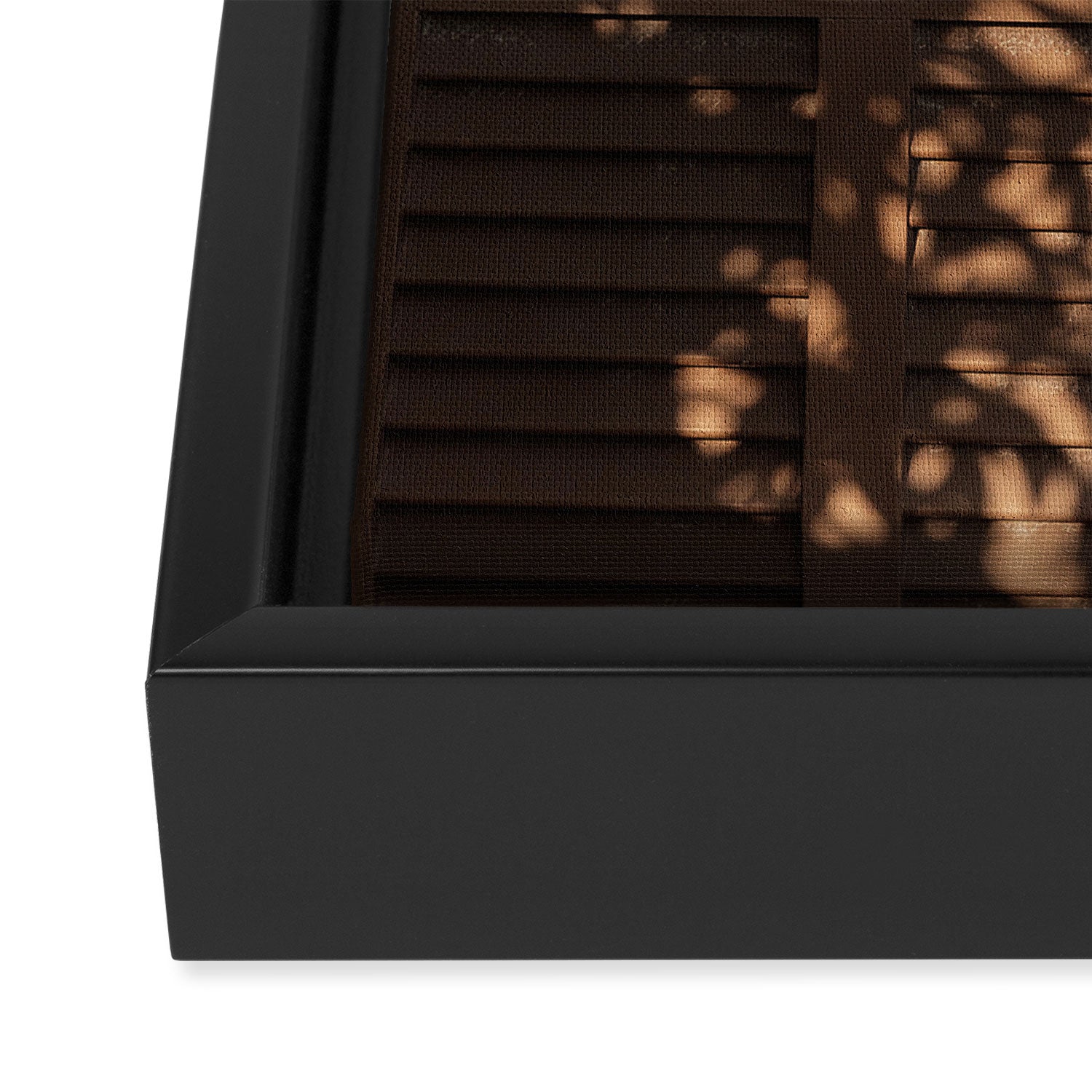 Shadow House Facade Framed Canvas Print Gallery Image 3