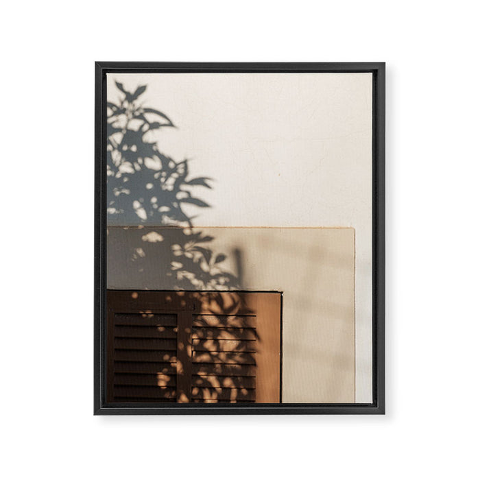 Shadow House Facade Framed Canvas Print Gallery Image 1
