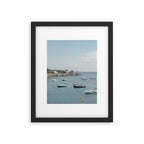 Small Spain Village Costline View With Boats Framed Art Print Gallery Image 5