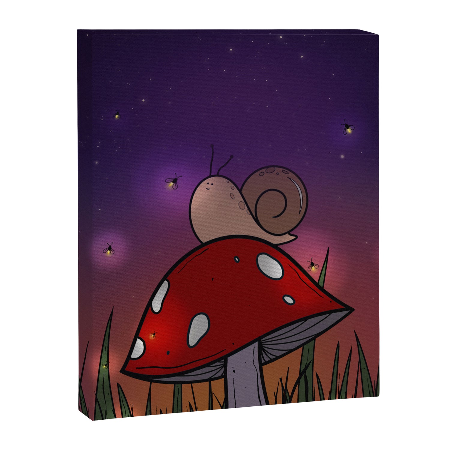 Mushroom Snail Canvas Print Gallery Image 6