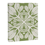 Naupaka Hawaiian quilt pattern in sage and beige Canvas Print Gallery Image 8