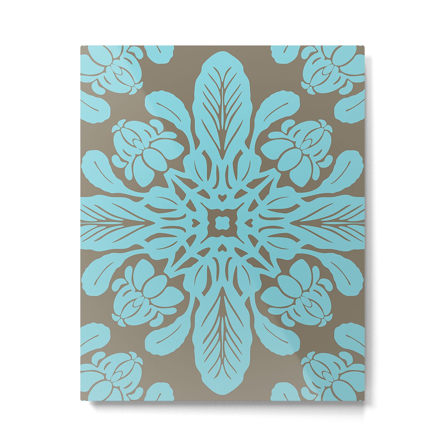Pua Kalaunu Hawaiian quilt crown flower Metal Print Gallery Image 6