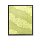 Puakenikeni lei Hawaii art v1 Framed Canvas Print Gallery Image 6